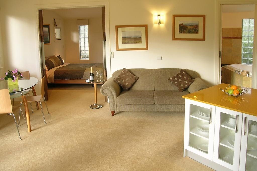 The Melba Suite with gold and copper colour scheme