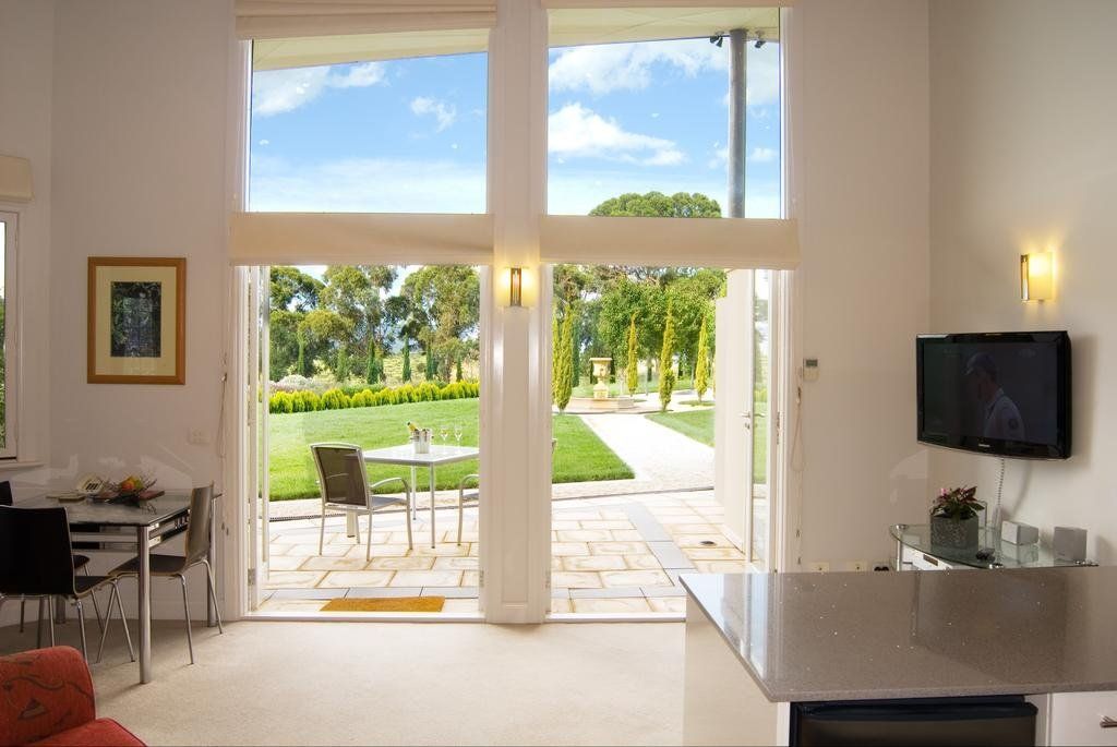 View from the Yarra Suite over the garden